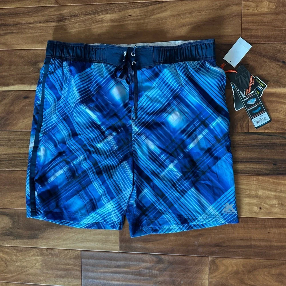 ZeroXposur Blue Swim Trunks size XXL NWT